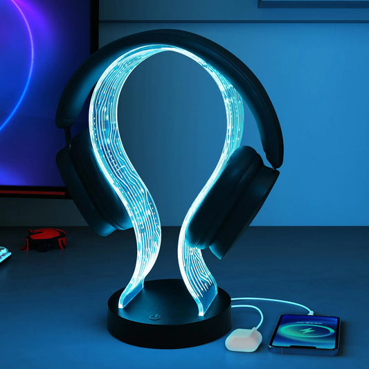 AUREX RGB Headphone Stand